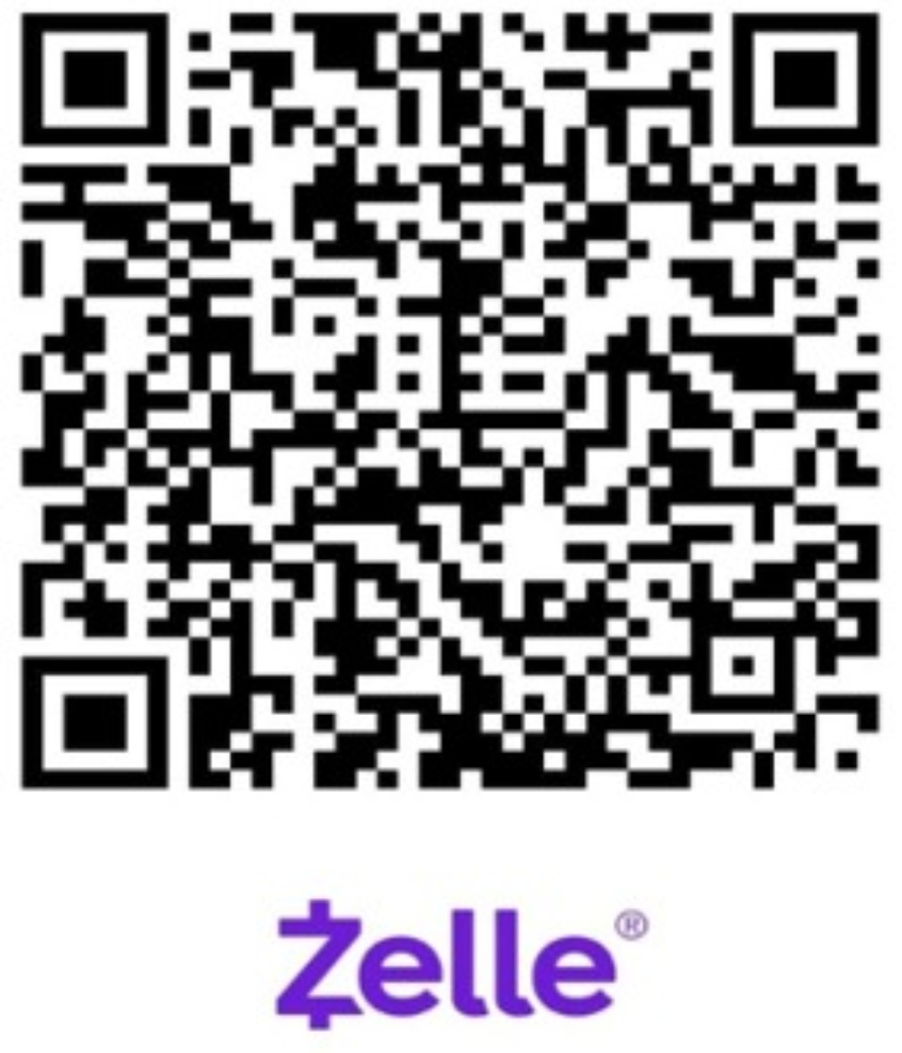 Código QR de Zelle para ofrendas a IGLESIA
